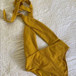 Blue Life Halter One Piece